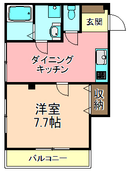 墨田区向島のマンションの間取り