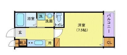 アリュール薬師堂駅前の間取り