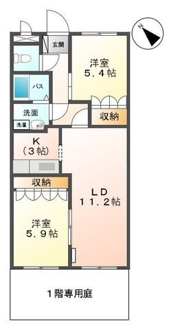 ブルーシャトーの間取り