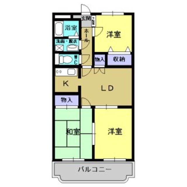 エールマンション東一宮の間取り