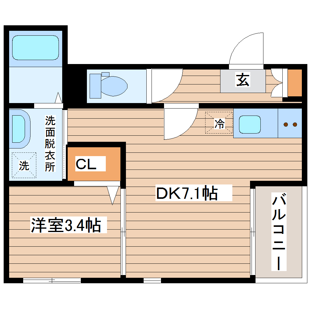 ハイムルシールKの間取り