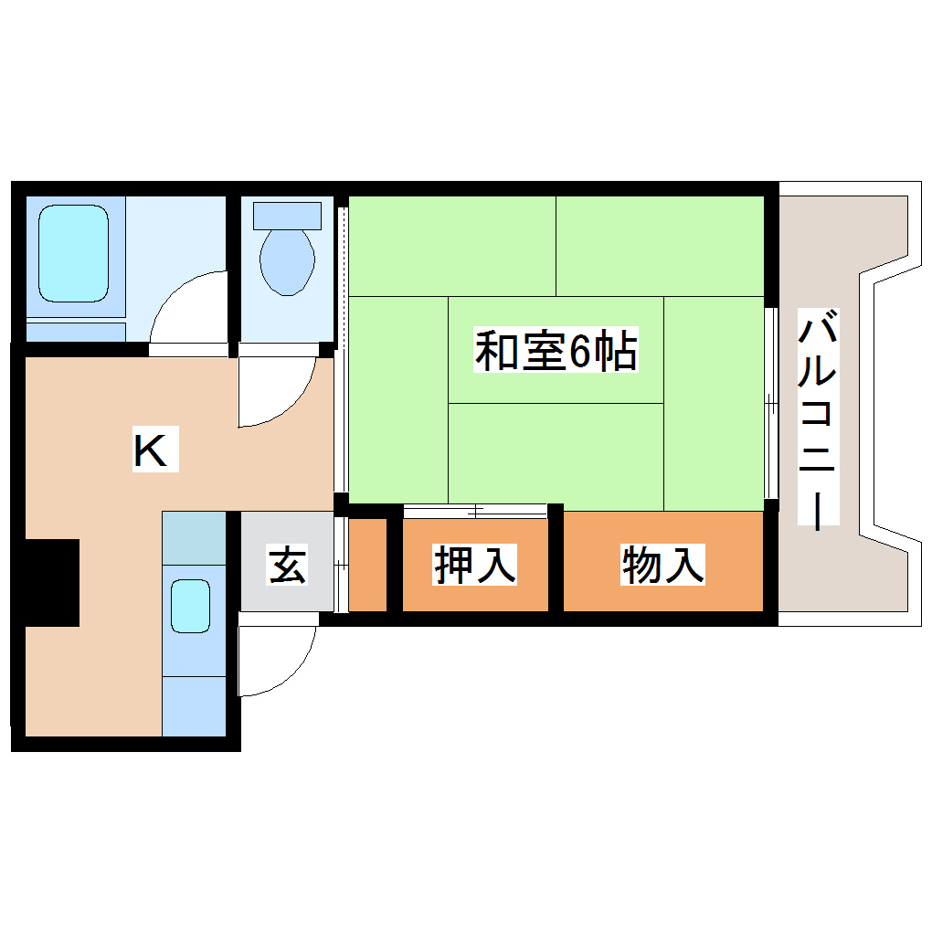 岩沼駅前KSビルの間取り