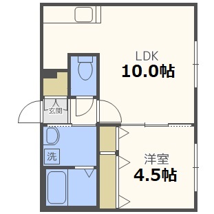 サリーチェＫ３．５の間取り