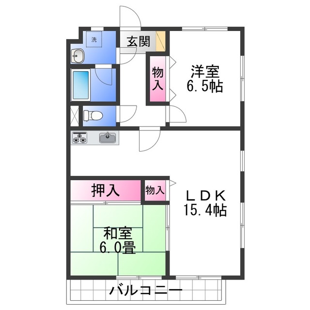 カサ・デ・うちたの間取り