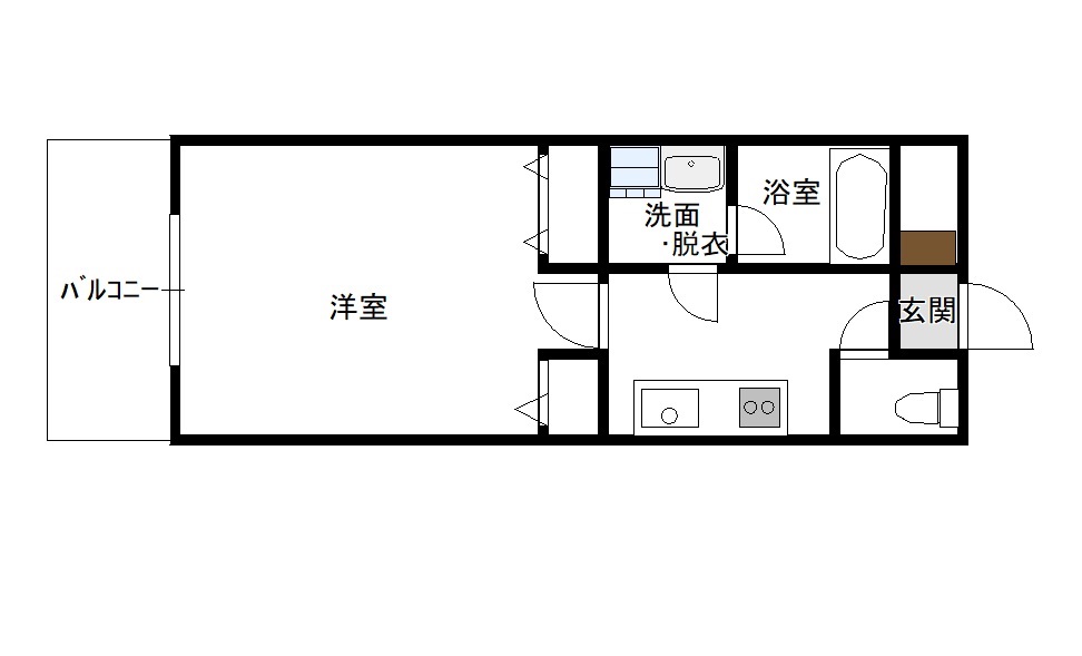 エメロード中央　IIの間取り