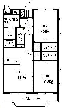 ラフィーナコートの間取り