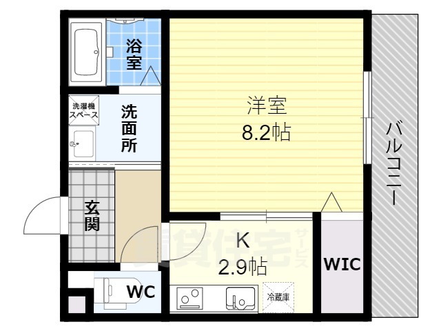 アリーバ古室の間取り