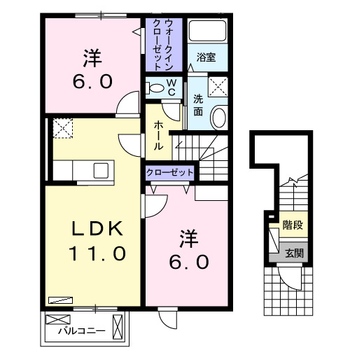 メゾン静　IIの間取り