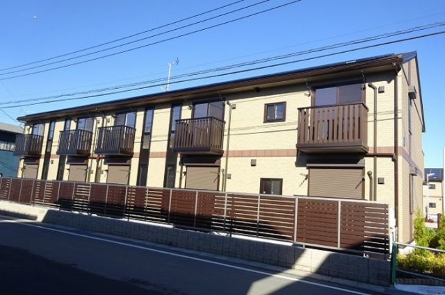 ひたちなか市大字田彦のアパートの建物外観