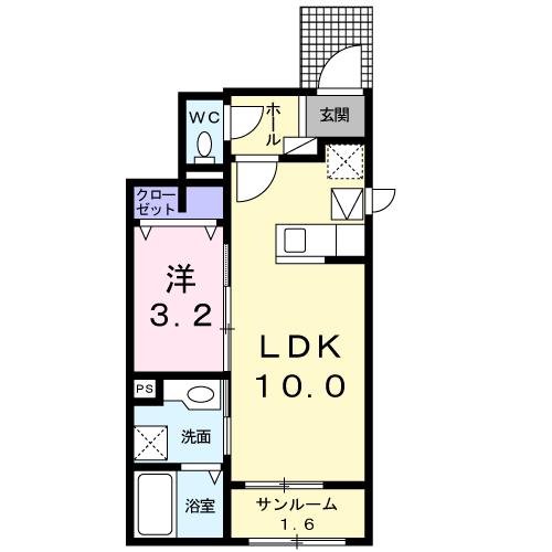 アイリスＣの間取り