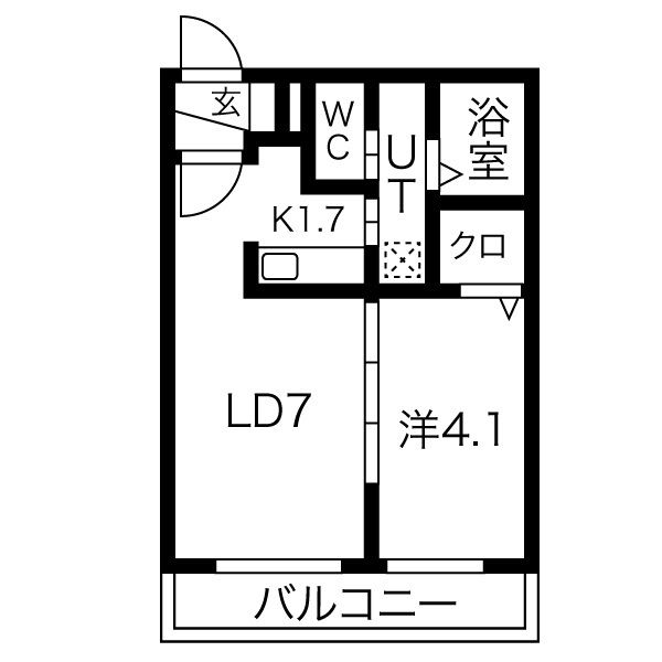 エヴァンスコート南３条の間取り