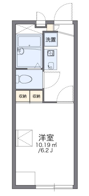 横浜市旭区市沢町のアパートの間取り