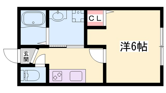 リープラスはりま勝原の間取り