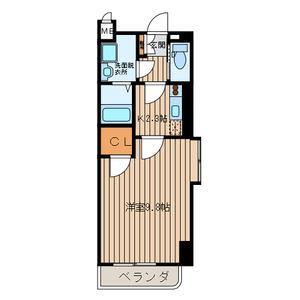 アンソレイユ河原町の間取り