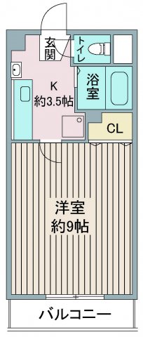 メゾンドヴァンテーヌの間取り