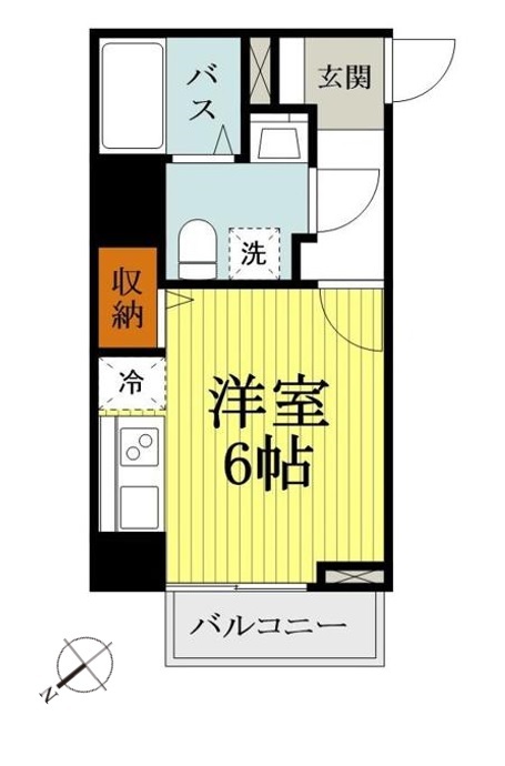 日野市豊田のマンションの間取り