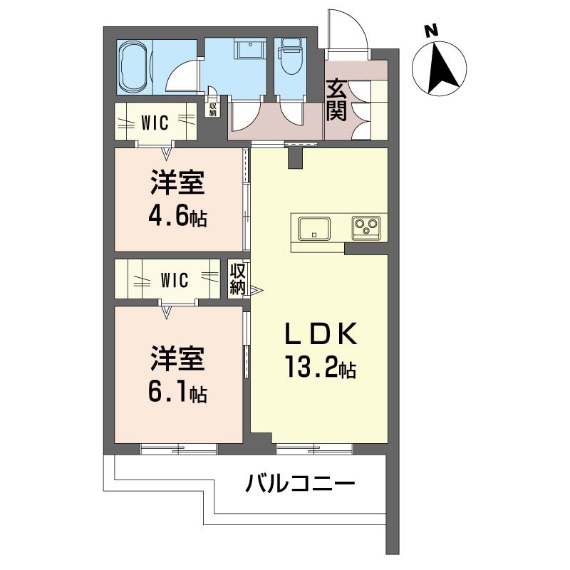 グランド　ヒルズの間取り