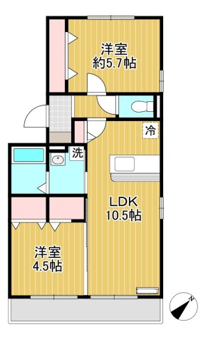 愛宕ビューハイツの間取り