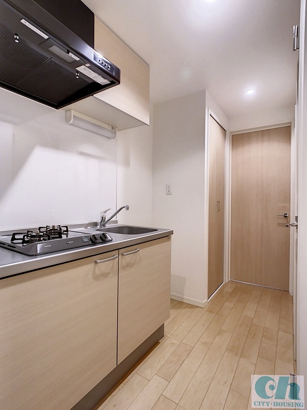 キッチン　コンパクトなキッチンで掃除もラクラク