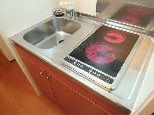 キッチン　電気コンロ2口.