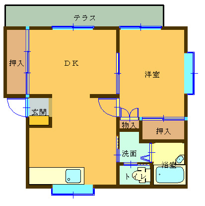 コーポ石井3_間取り_0