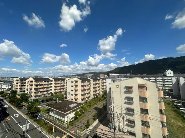 眺望　東向きです。