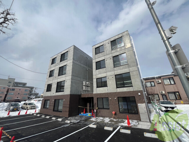 建物外観　札幌市白石区本郷通２丁目北「ａｕｌｅａ（アウレア）「」