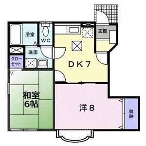 ガーデンハウスK A棟の間取り