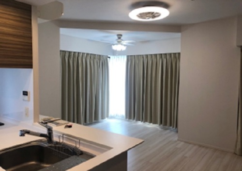 居室・リビング　LD約12.0畳　※前回募集時2024年4月撮影