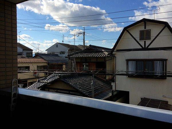 眺望　201号室バルコニーからの眺望です。