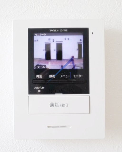 セキュリティ　モニター付きインターホンです。