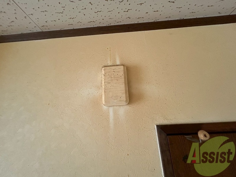 セキュリティ　来客時にはこちらのチャイムが鳴りますよ。