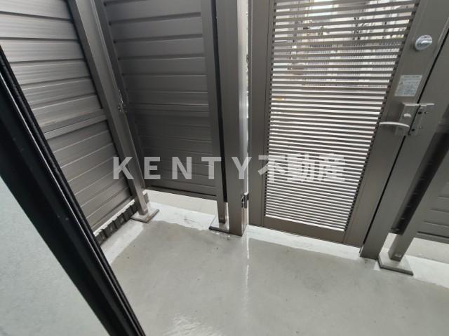 バルコニー　落ち着いた時間を過ごせるバルコニーです