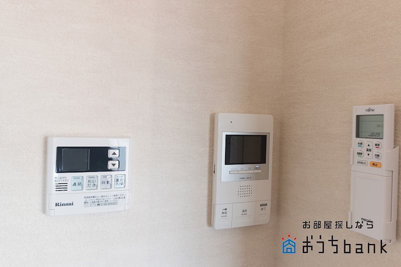 その他設備　モニター付きインターフォンで誰が来たかしっかり確認