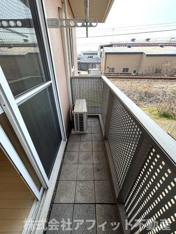 バルコニー　南西向き