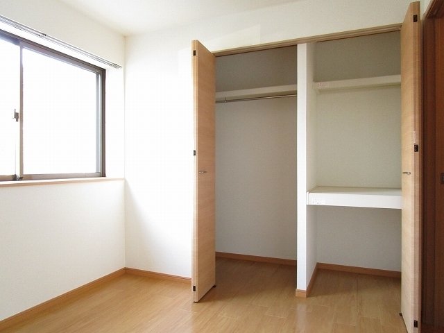 収納　たっぷりとした収納スペースです