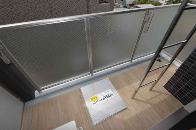 バルコニー　開放的で明るい空間を演出してくれるバルコニーです