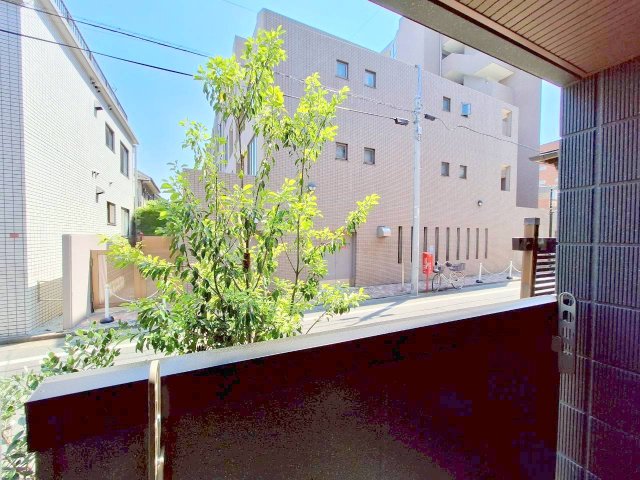 眺望　バルコニーから