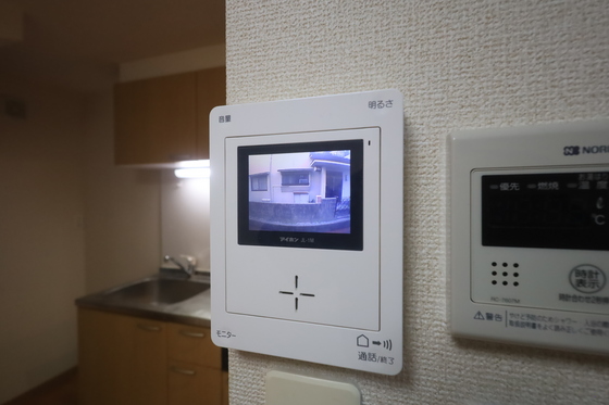 セキュリティ　※別部屋の写真です