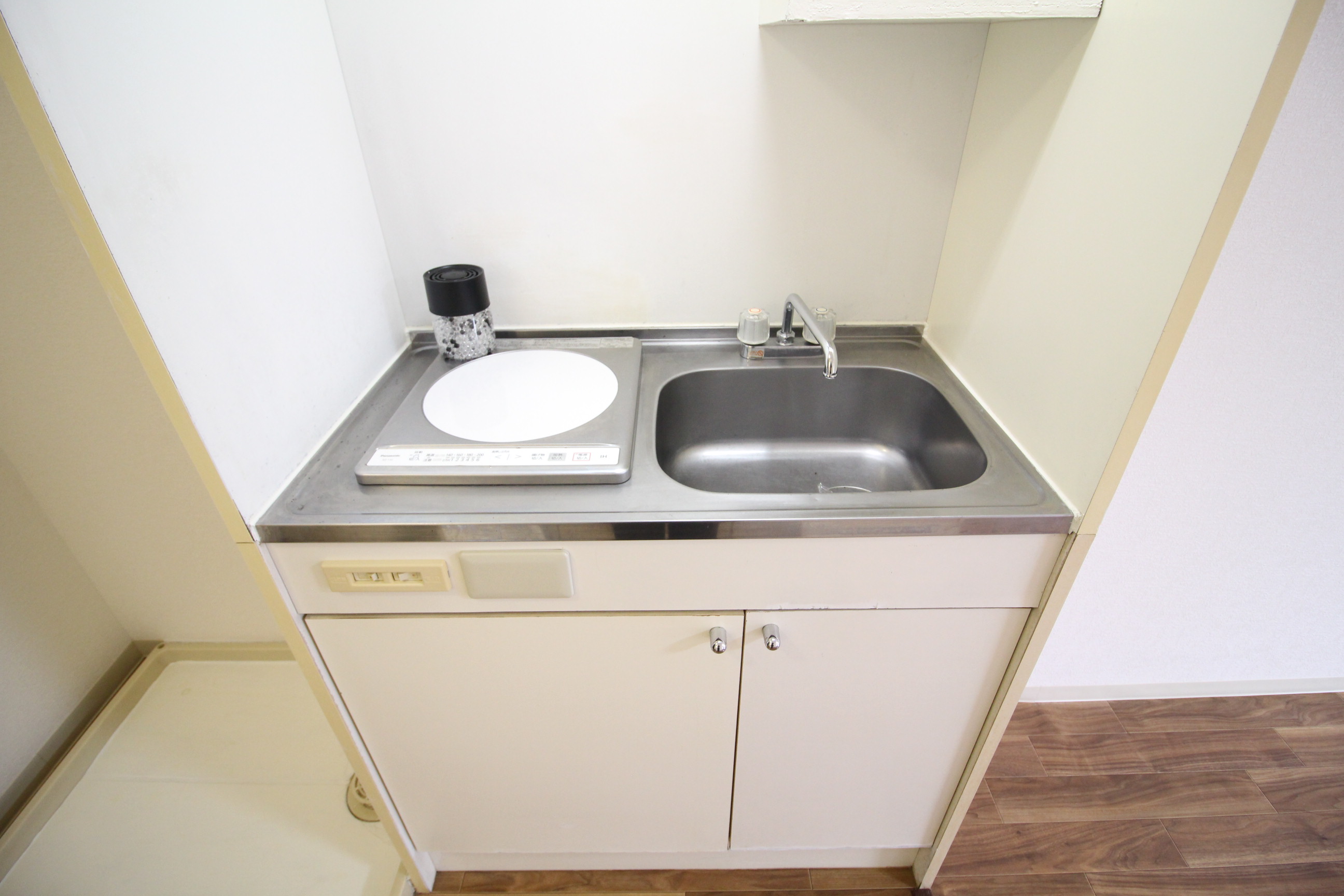 キッチン　省スペースでお手入れ簡単！