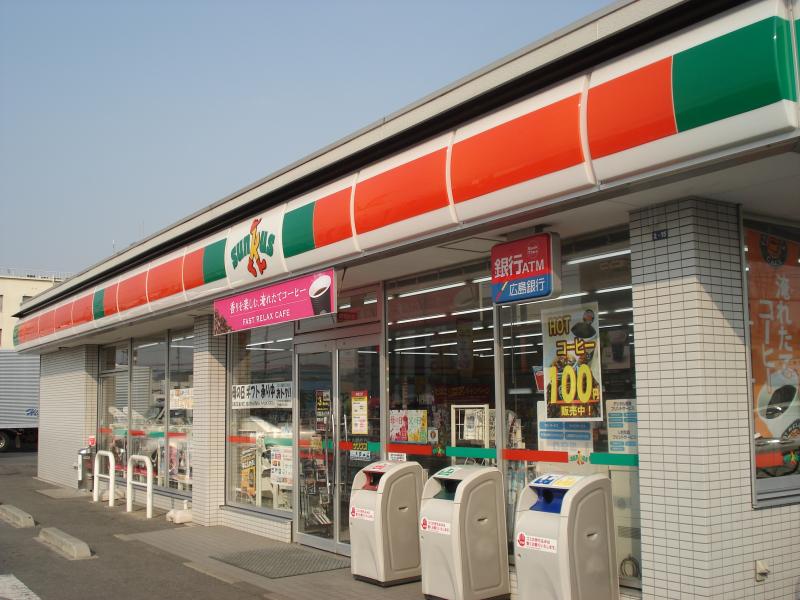 コンビニ　サンクス倉敷中庄店（コンビニ）まで382m