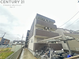 建物外観　オートロック、モニター付きインターホンついてます♪