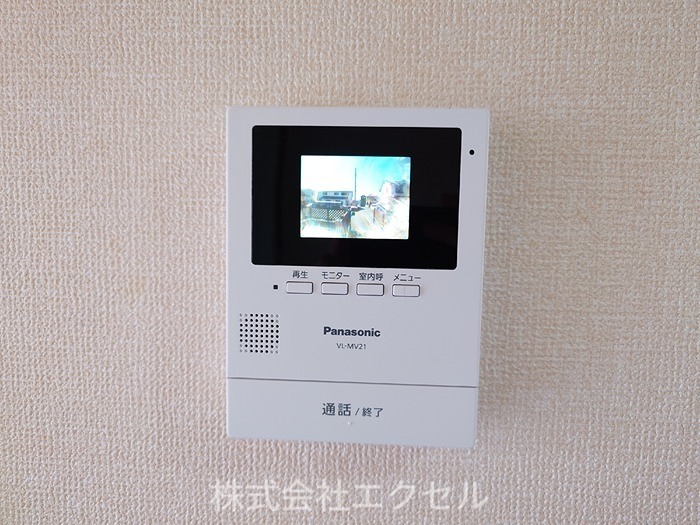 セキュリティ　モニター付きインターホンです。
