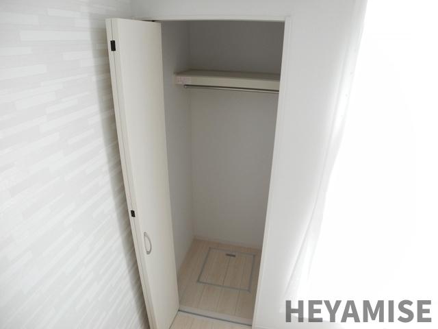 収納　同間取りモデルルームの写真です