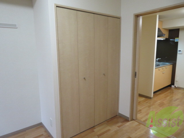 収納　クローゼットがありました。お洋服や荷物はここへ