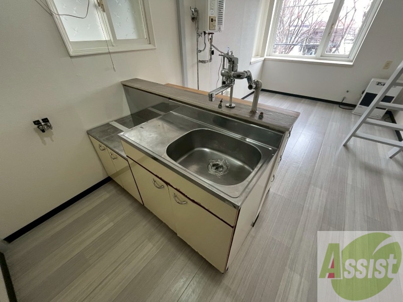 キッチン　キッチンはスペースも広々していて使いやすそうですよ！