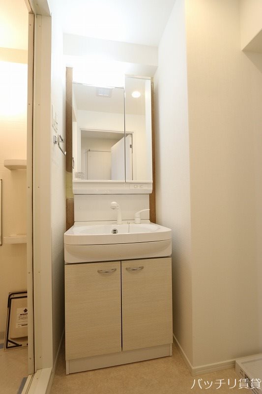 洗面設備　※画像は別号室タイプの為、現状を優先