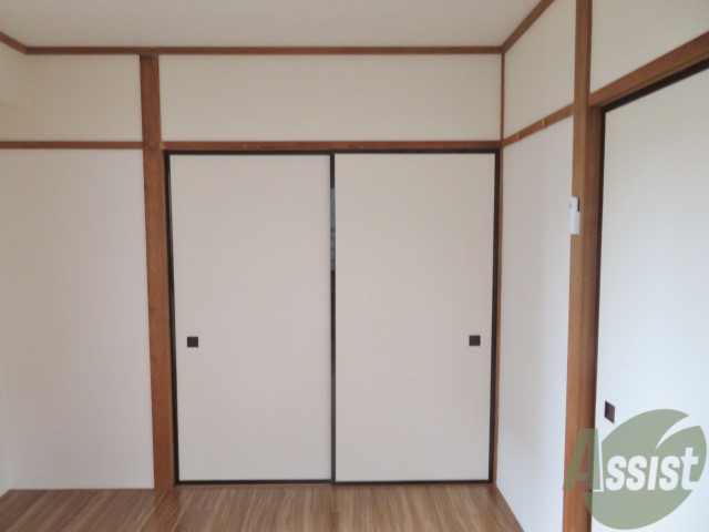 収納　クローゼットがありました。お洋服や荷物はここへ。