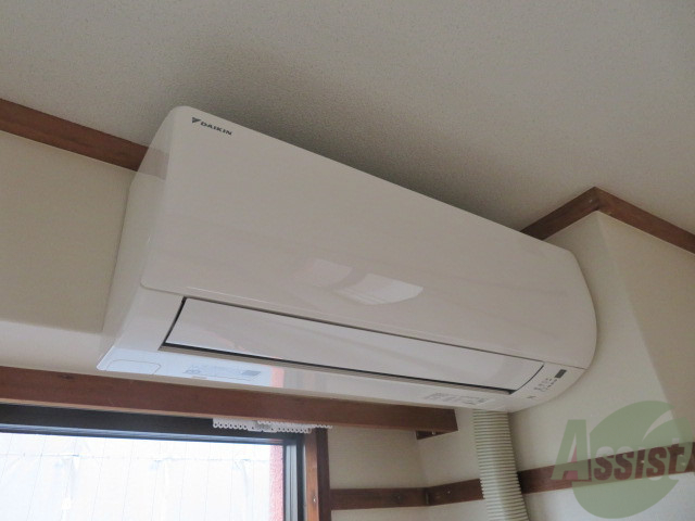 その他設備　エアコンが設置してありますので、寒暖対策もばっちり。