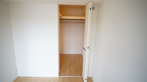 収納　収納たっぷりできるウォークインクローゼットです。